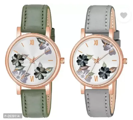 Pack of 2 Metal Watches For Women