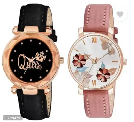 Stylish Watches Combo For Women - Set of 3-thumb0