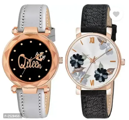 Pink Stylish Combo Watches - For Women