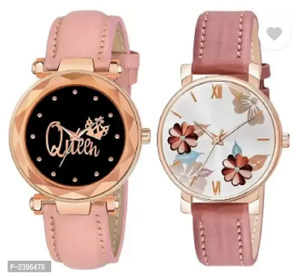 3 Combo watch in MultiColour Dial Metal Strap For Women