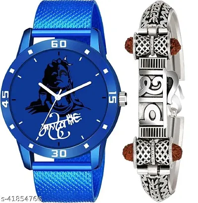 New Pack Of 2 Synthetic Strap Watches For Men