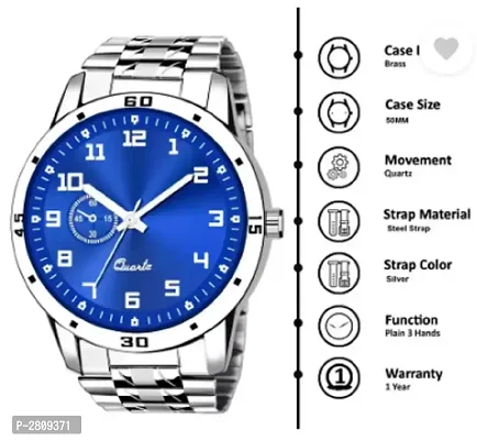 Metal Analog Watch For Women-thumb0