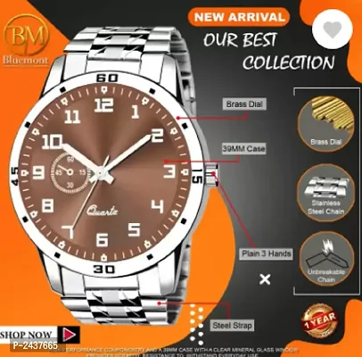 Classic Analog Metal Watch For Men