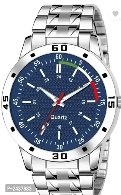 Classic Analog Metal Watch For Men-thumb0