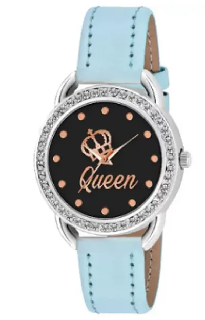 Stylish Synthetic Leather Analog Watches for Women