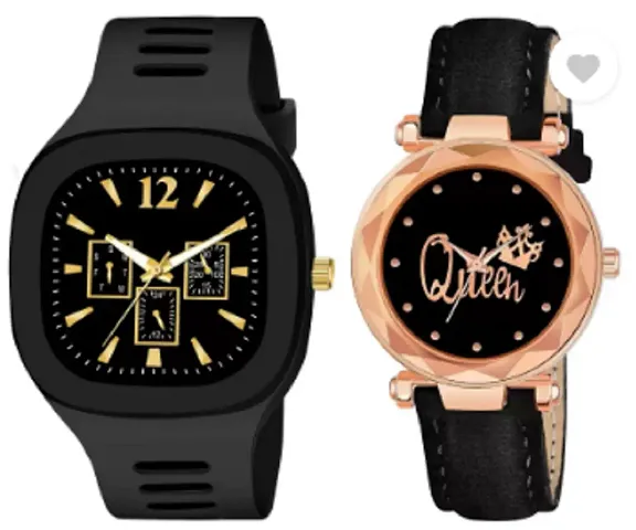 Combo Analog Metal Watches