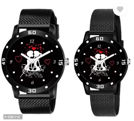 Couple Metal Strap Watches for Men and Women