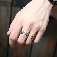 Alluring Silver Stainless Steel   Rings For Men-thumb1