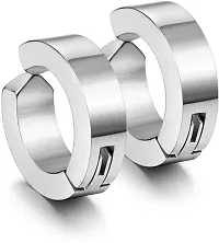 Alluring Non-Piercing Magnetic Multicoloured Stainless Steel  Studs For Men Pack Of 2-thumb1