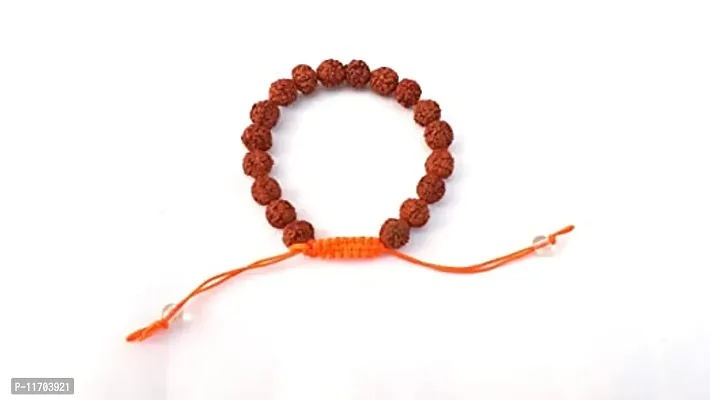 Rudraksha Wrist Mala/Bracelet With Paanch Mukhi 5 Faces For Men/Women