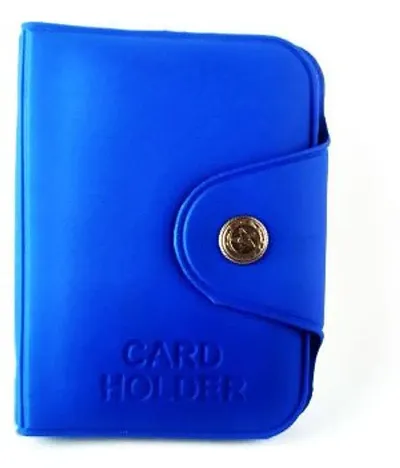 Designer Leatherette Textured Card Holder For Men And Boys