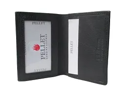 Stylish Transparent PU Leather Card Holder For Men-thumb1