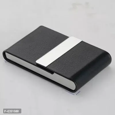 Stylish Black Stainless Steel Card Holders For Men