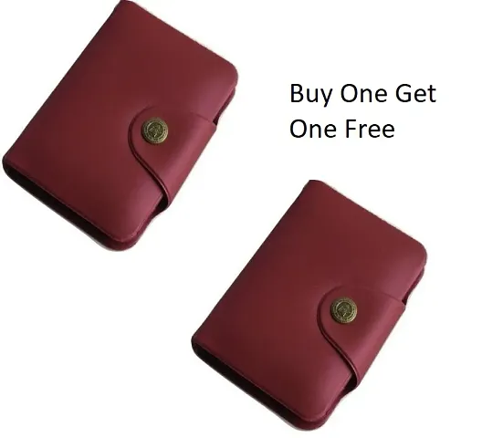 Designer Leatherette Textured Card Holder For Men And Boys