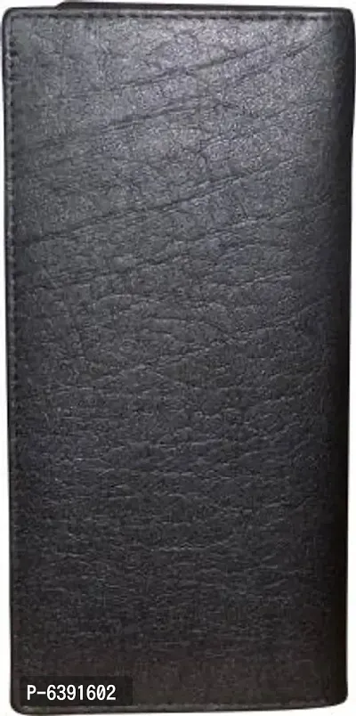 Stylish Black PU Leather Card Holder For Men