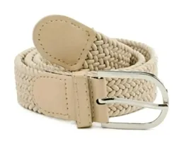 Stylish Faux Leather Textured Belts For Men And Boys- Pack Of 2-thumb2