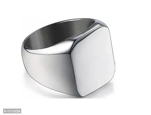 Alluring Silver Stainless Steel   Rings For Men-thumb3