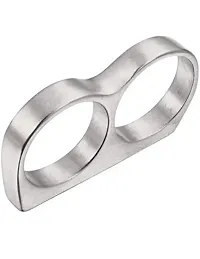 Alluring Silver Stainless Steel   Rings For Men-thumb2