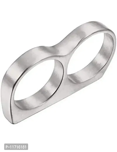 Alluring Silver Stainless Steel   Rings For Men-thumb3