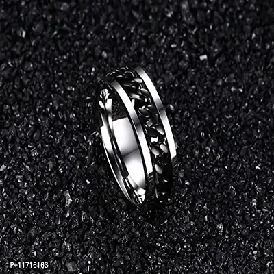 Alluring Silver Stainless Steel   Rings For Men