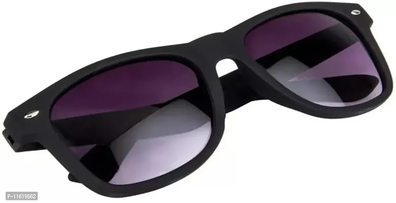 Fabulous Black Plastic Wayfarer Sunglasses For Men-thumb0