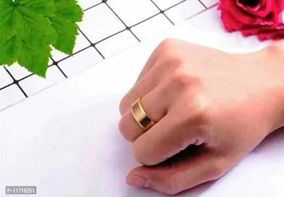 Alluring Golden Stainless Steel   Rings For Men-thumb3
