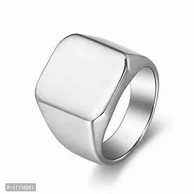 Alluring Silver Stainless Steel   Rings For Men-thumb3