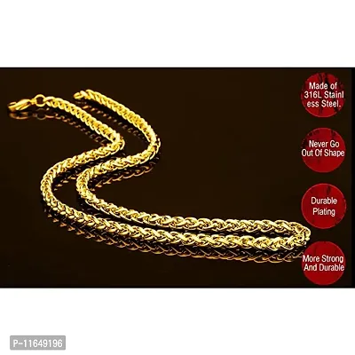 Fabulous Stainless Steel Elegant Statement Necklace Chain for Boys and Men-thumb3