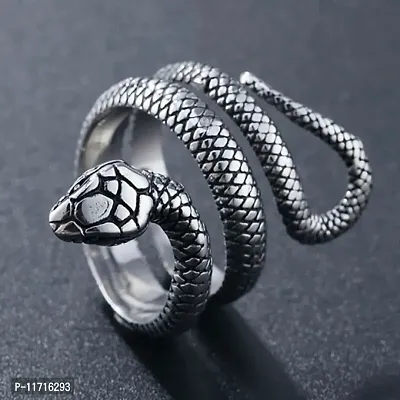 Alluring Silver Stainless Steel   Rings For Men