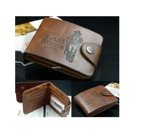 Classy Faux Leather Textured Two Fold Wallet