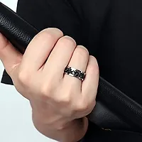 Alluring Silver Stainless Steel   Rings For Men-thumb2