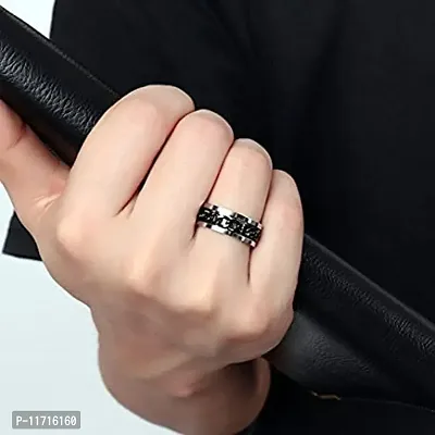 Alluring Silver Stainless Steel   Rings For Men-thumb3