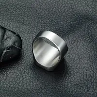 Alluring Silver Stainless Steel   Rings For Men-thumb2