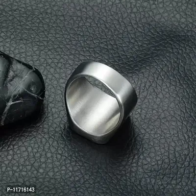 Alluring Silver Stainless Steel   Rings For Men-thumb3
