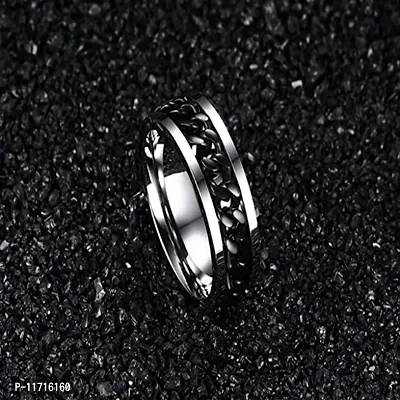 Alluring Silver Stainless Steel   Rings For Men-thumb0