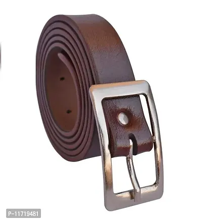 Stylish Fancy Faux Leather Solid Belts For Men