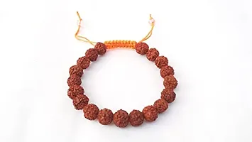 Rudraksha Wrist Mala/Bracelet With Paanch Mukhi 5 Faces For Men/Women-thumb2