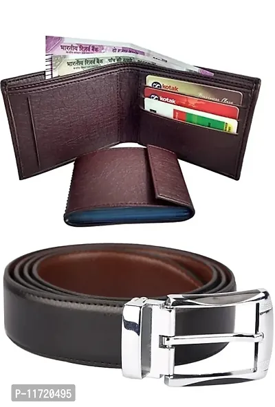 Stylish Fancy Faux Leather Solid Belts For Men-thumb0