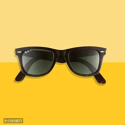 Fabulous Black Plastic Wayfarer Sunglasses For Men-thumb0