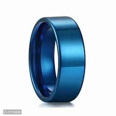 Alluring Blue Stainless Steel   Rings For Men-thumb3
