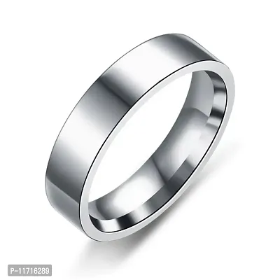 Alluring Silver Stainless Steel   Rings For Men-thumb2