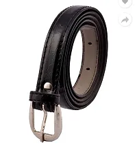 Elegant Faux Leather Party-Wear Belts For Women And Girls-Pack Of 2-thumb2