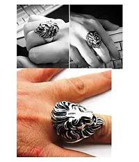 Alluring Silver Stainless Steel   Rings For Men-thumb2