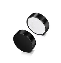 Alluring Non-Piercing Magnetic Black Stainless Steel  Studs For Men-thumb2