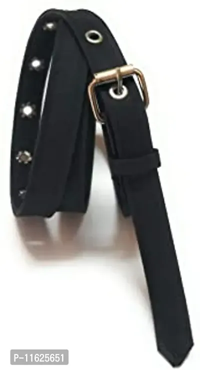 Elegant Faux Leather Party-Wear Belts For Women And Girls-Pack Of 2-thumb3