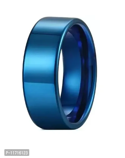 Alluring Blue Stainless Steel   Rings For Men-thumb3