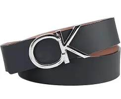 Stylish Fancy Faux Leather Solid Belts For Men-thumb1