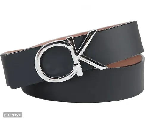 Stylish Fancy Faux Leather Solid Belts For Men-thumb2