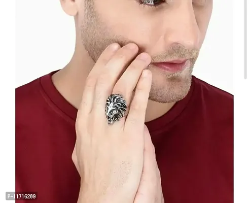 Alluring Silver Stainless Steel   Rings For Men-thumb3