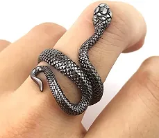 Alluring Black Stainless Steel   Rings For Men-thumb1